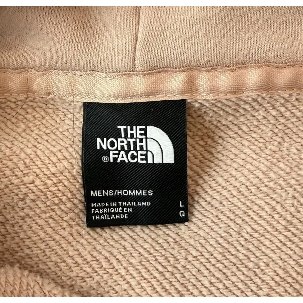 Men's The North Face Hooded Sweatshirt Pink Sz Large